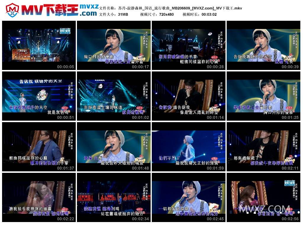 苏丹-寂静森林_国语_流行歌曲_MB206609